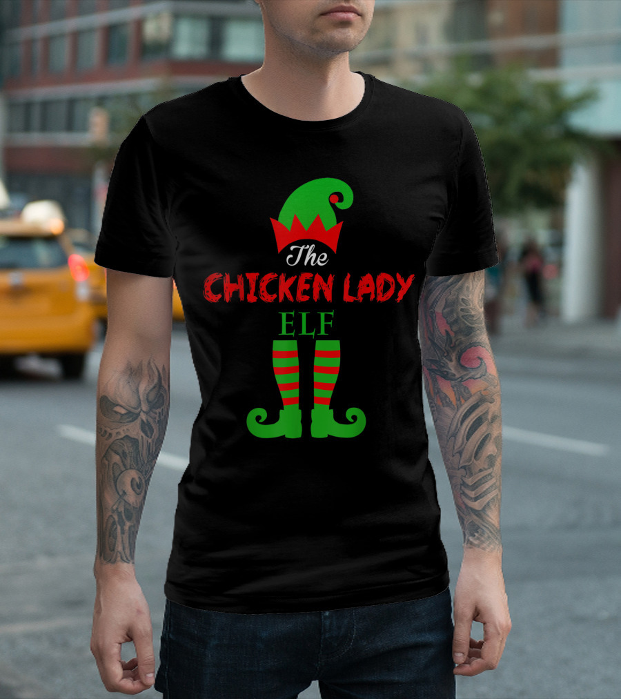 The Chicken Lady Elf T-Shirt