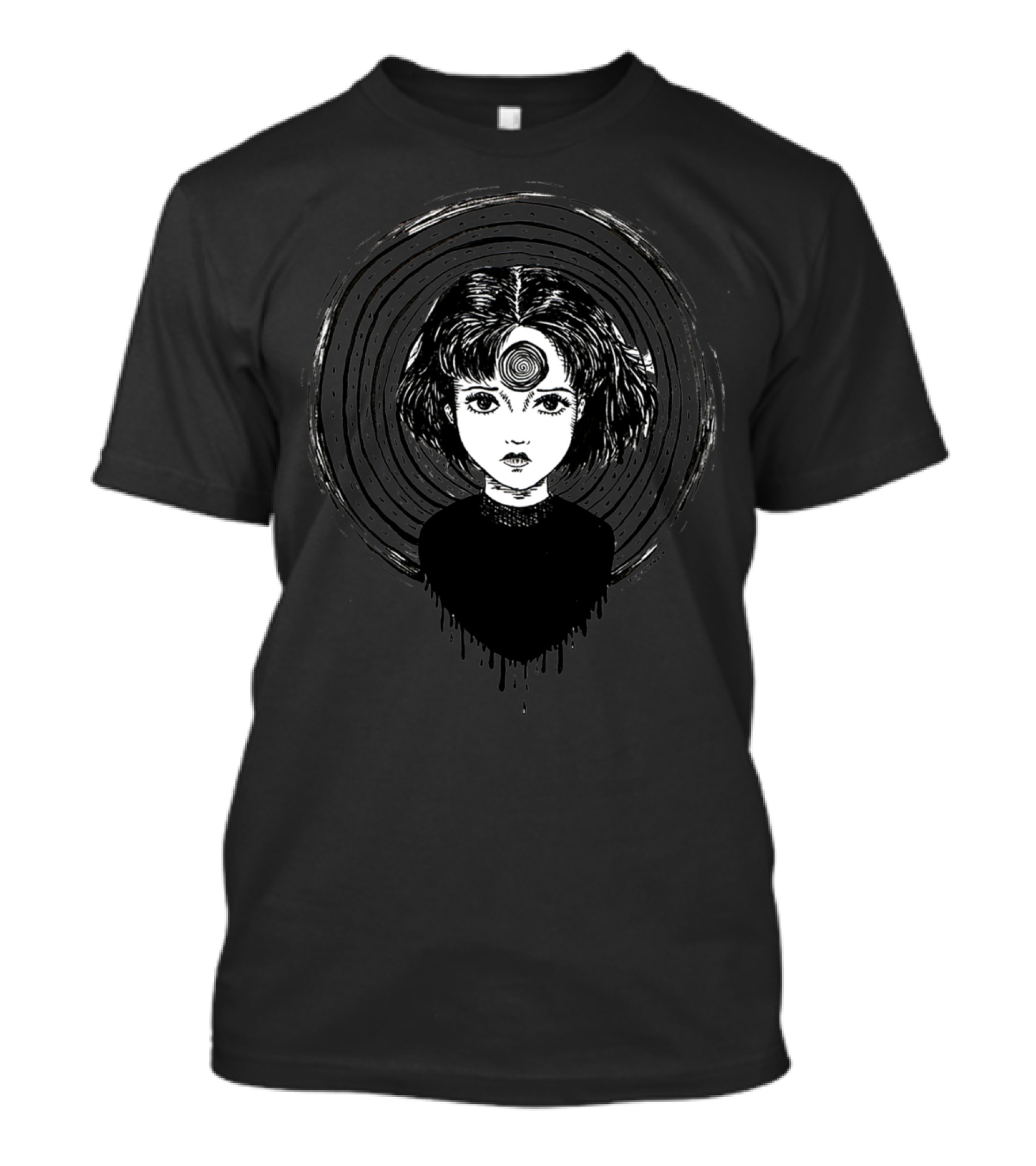 Uzumaki Junji Ito Horror Manga Spiral Hypnosis Anime T-Shirt