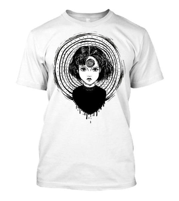 Uzumaki Junji Ito Horror Manga Spiral Hypnosis Anime T-Shirt