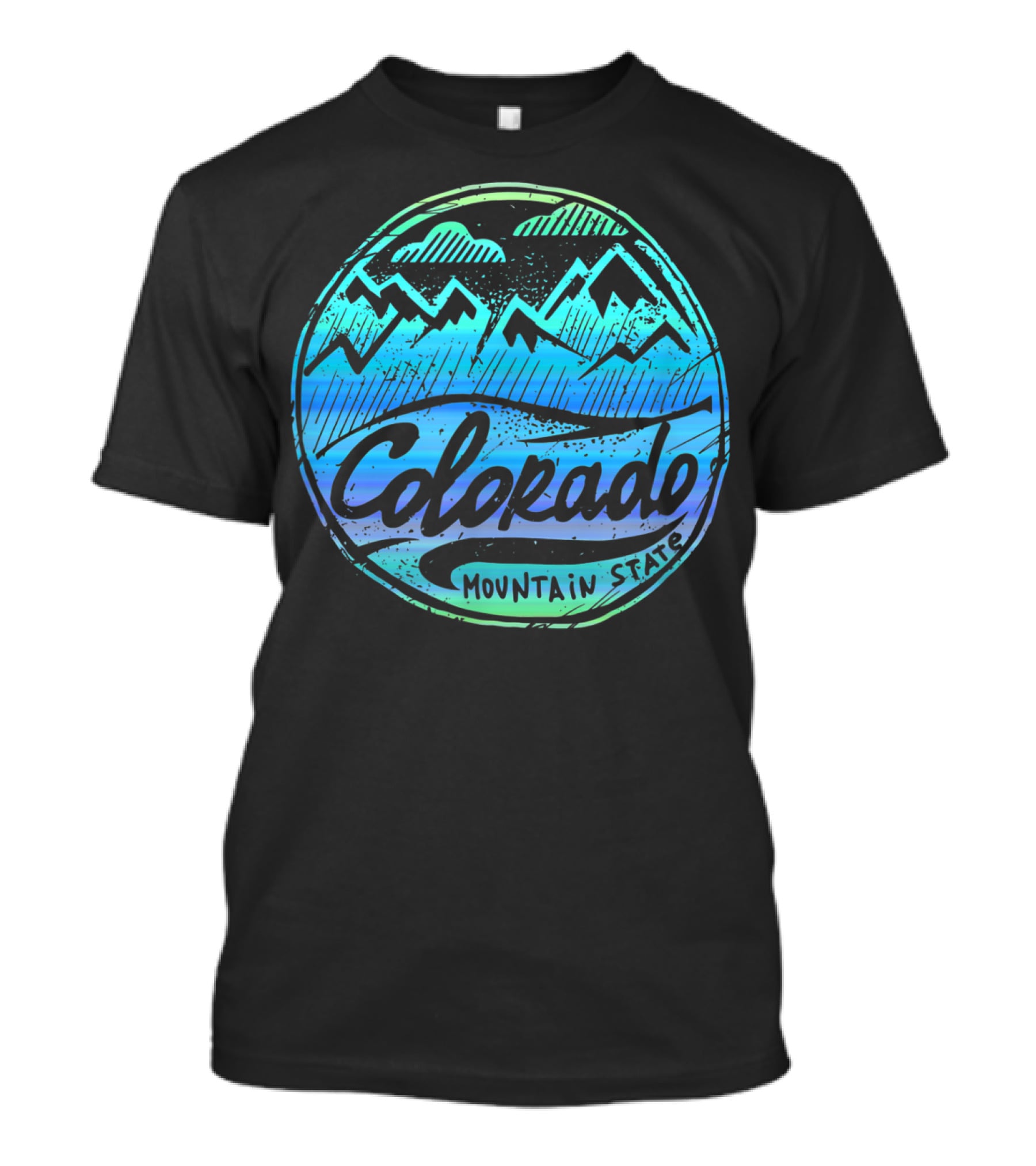 Colorado Mountain State Scenic Landscape T-Shirt