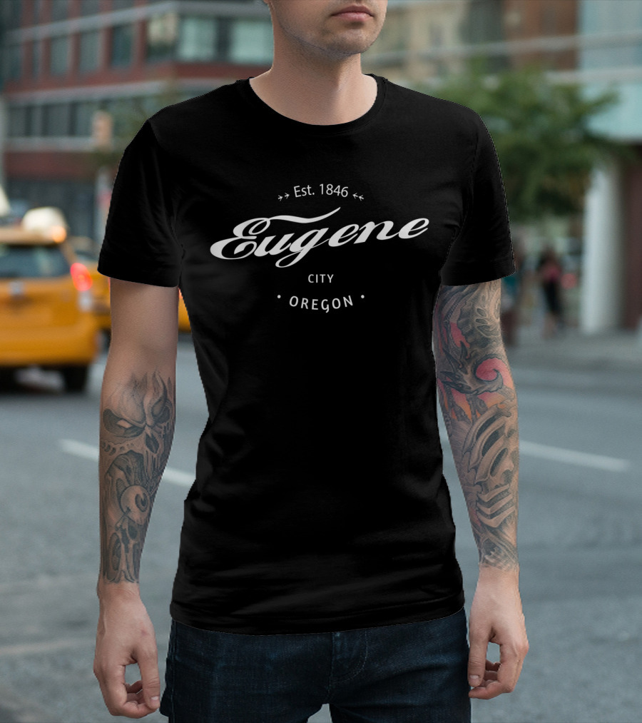 Eugene City Oregon Established 1846 T-Shirt