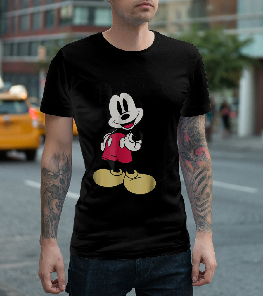 Disney Classic Mickey Mouse 1 XP Vintage Style Retro T-Shirt