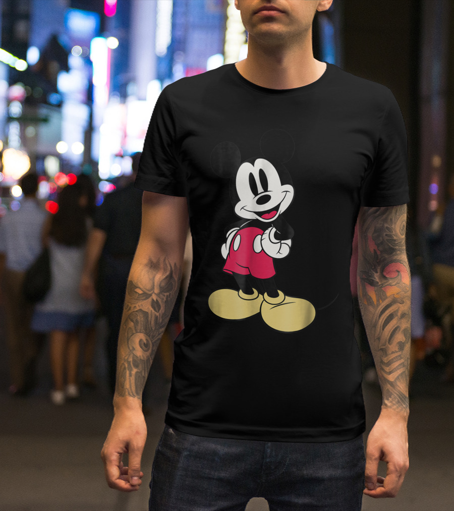 Disney Classic Mickey Mouse 1 XP Vintage Style Retro T-Shirt