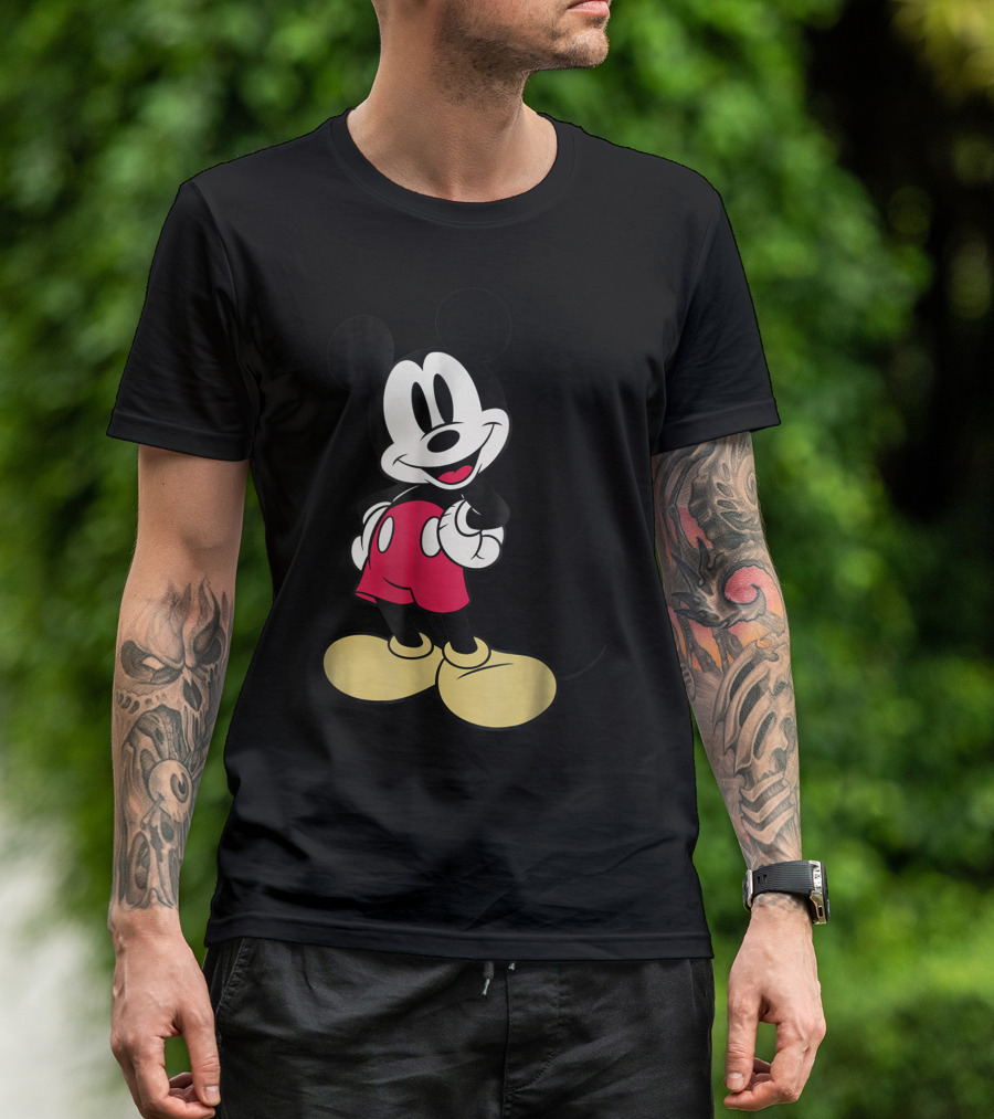 Disney Classic Mickey Mouse 1 XP Vintage Style Retro T-Shirt