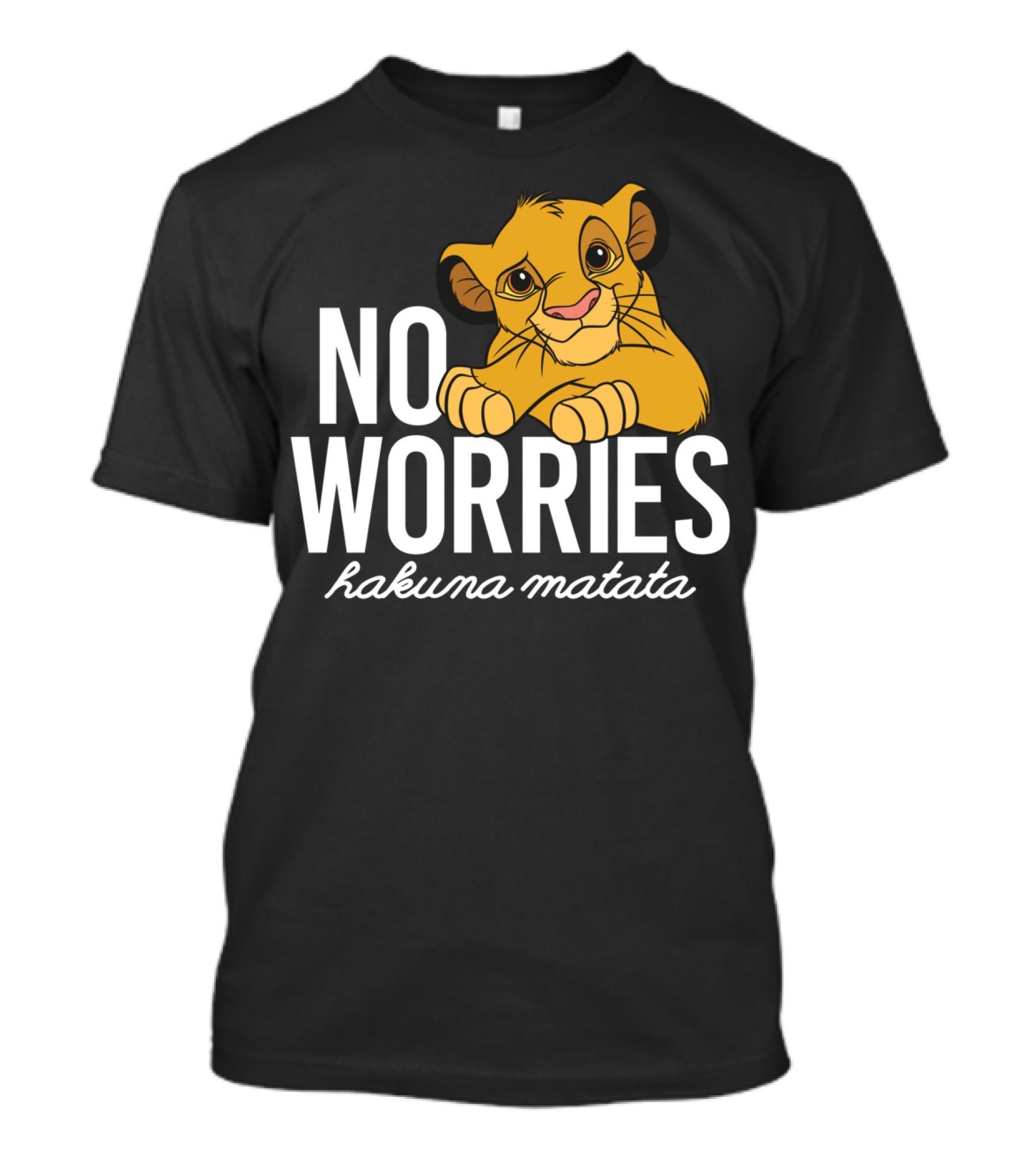 Disney Lion King Classic No Worries Hakuna Matata Simba T-Shirt