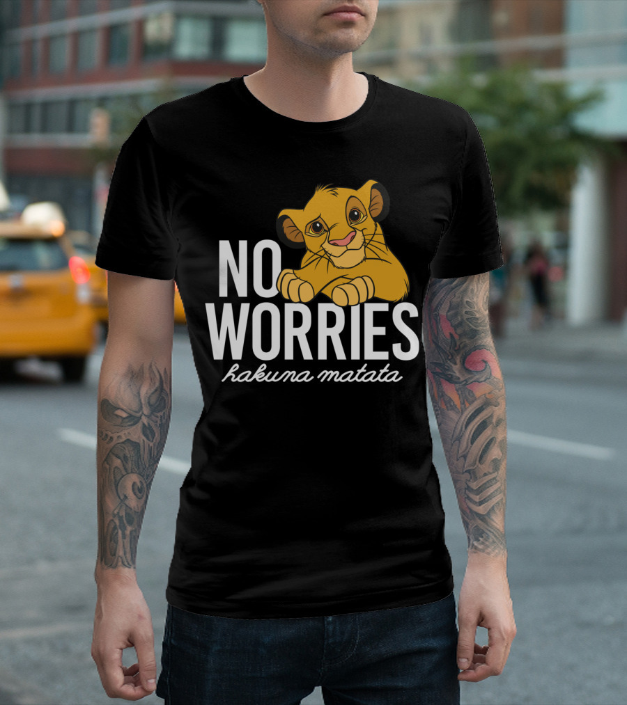 Disney Lion King Classic No Worries Hakuna Matata Simba T-Shirt