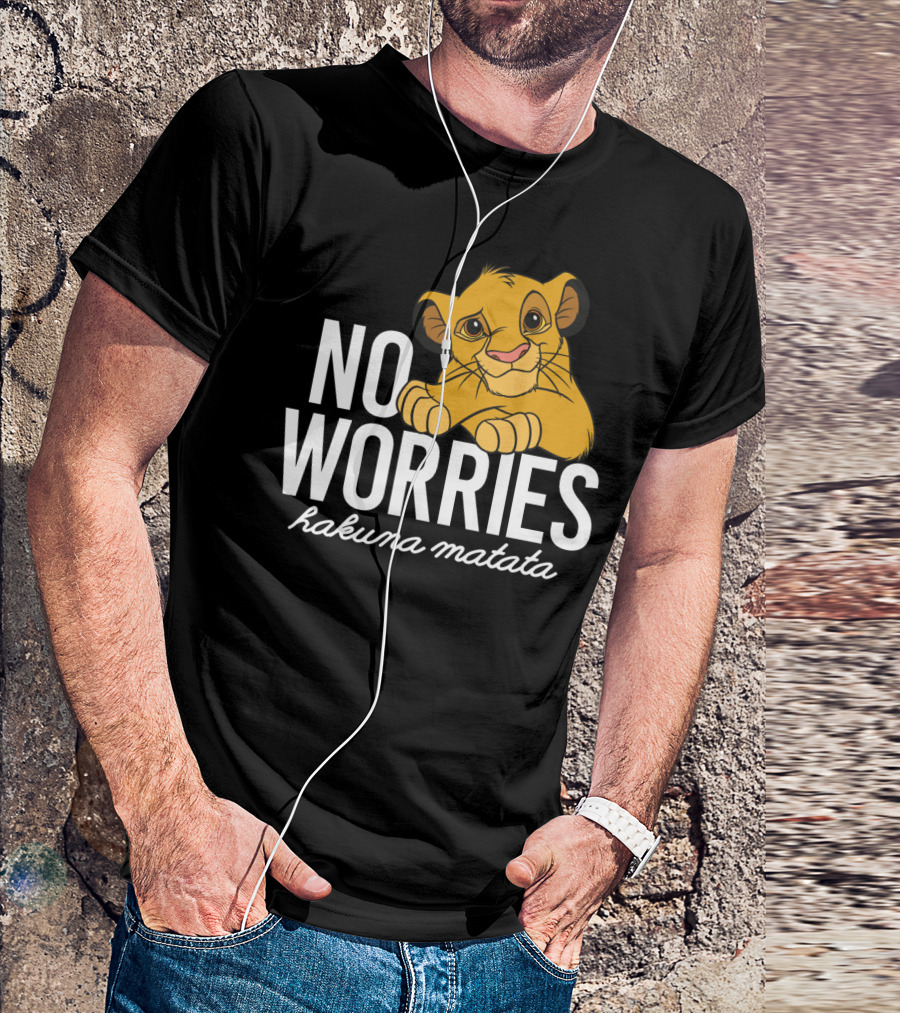 Disney Lion King Classic No Worries Hakuna Matata Simba T-Shirt