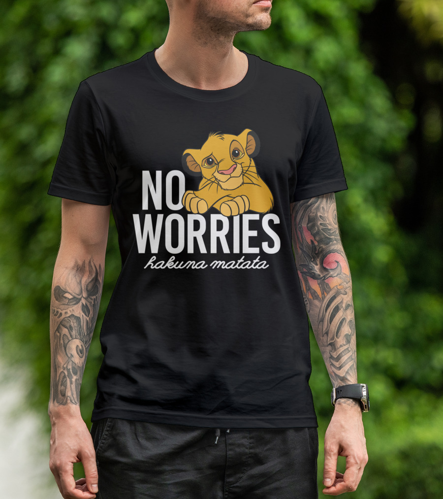 Disney Lion King Classic No Worries Hakuna Matata Simba T-Shirt