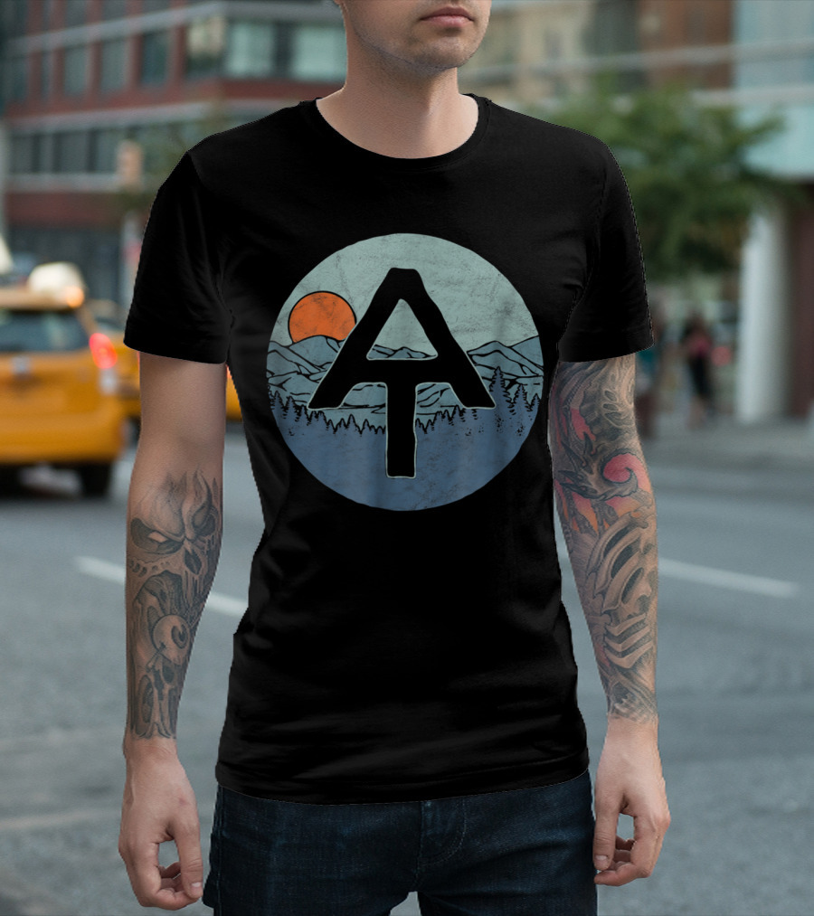 Appalachian Trail Hiking Adventure Sunrise Mountain Scene T-Shirt
