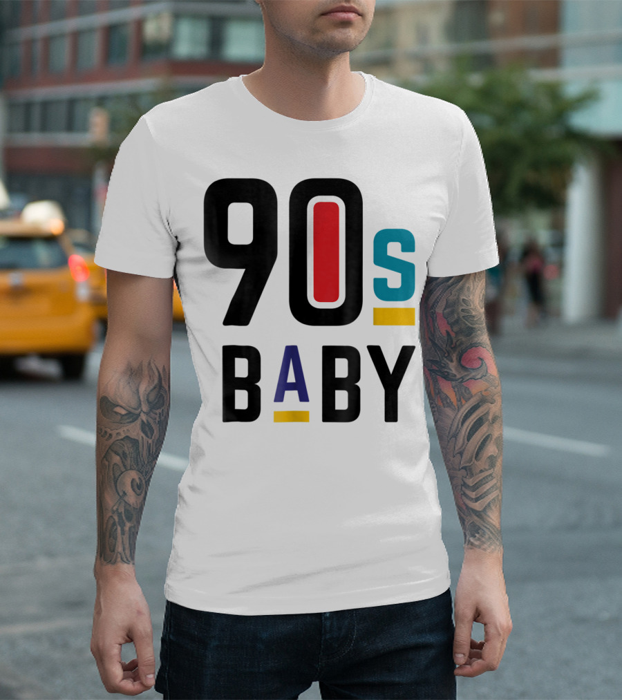 90s Baby Born in The 90s Retro Party Vibe T-Shirt