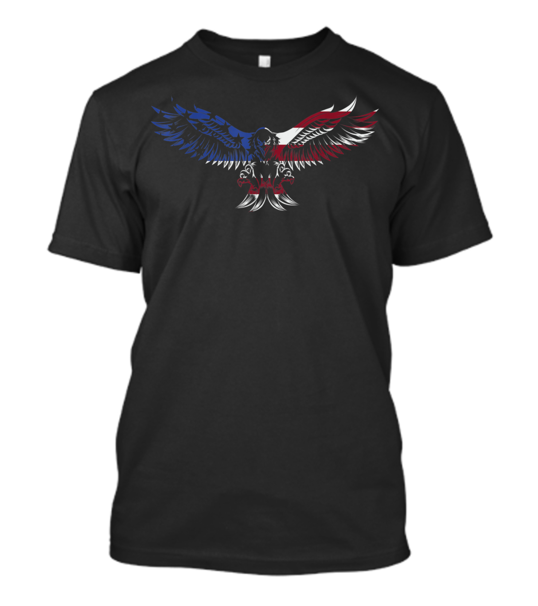 American Flag Eagle Red White Blue Wings T-Shirt