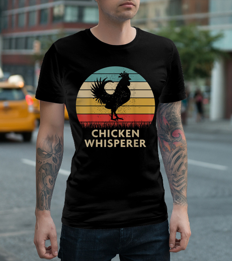 Chicken Whisperer Vintage Retro Chicken Lover T-Shirt