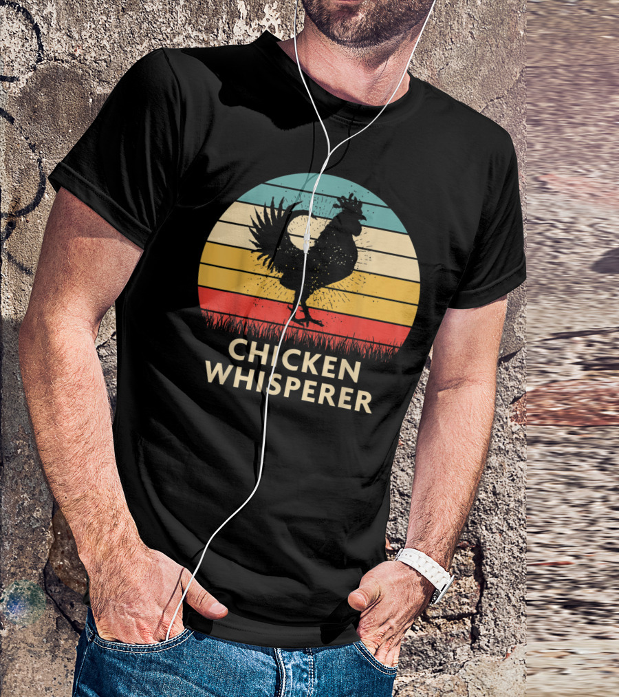 Chicken Whisperer Vintage Retro Chicken Lover T-Shirt