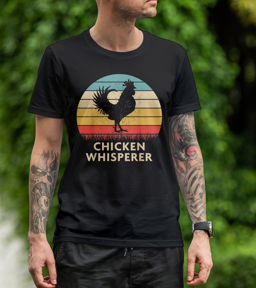 Chicken Whisperer Vintage Retro Chicken Lover T-Shirt