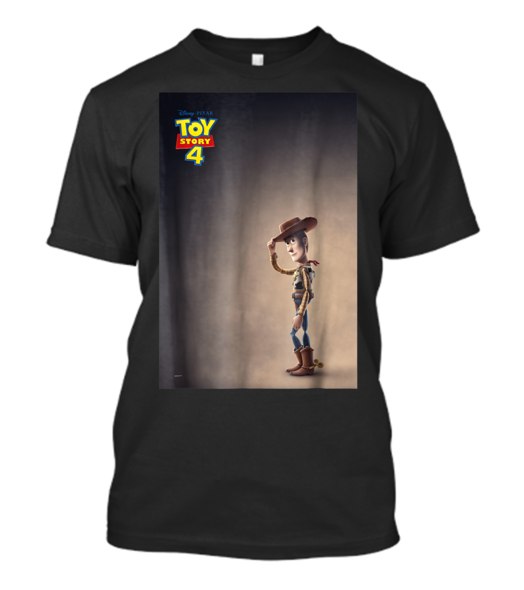 Disney Pixar Toy Story 4 Movie Woody Saluting T-Shirt