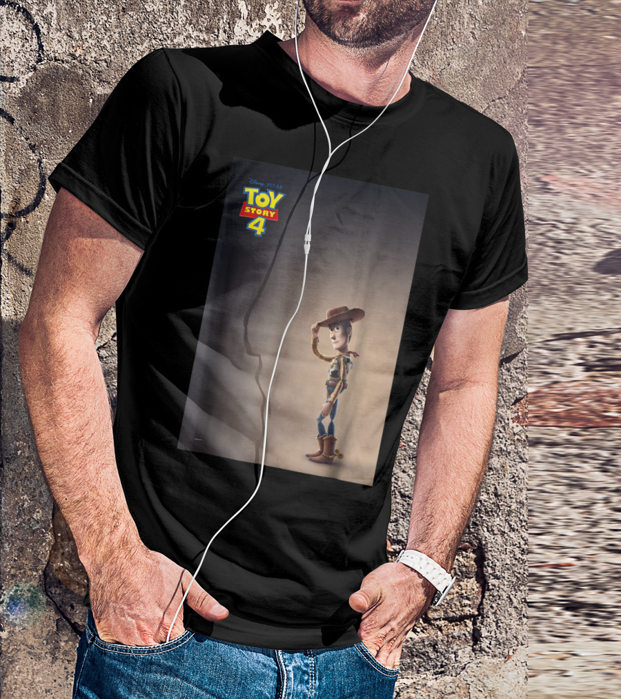 Disney Pixar Toy Story 4 Movie Woody Saluting T-Shirt