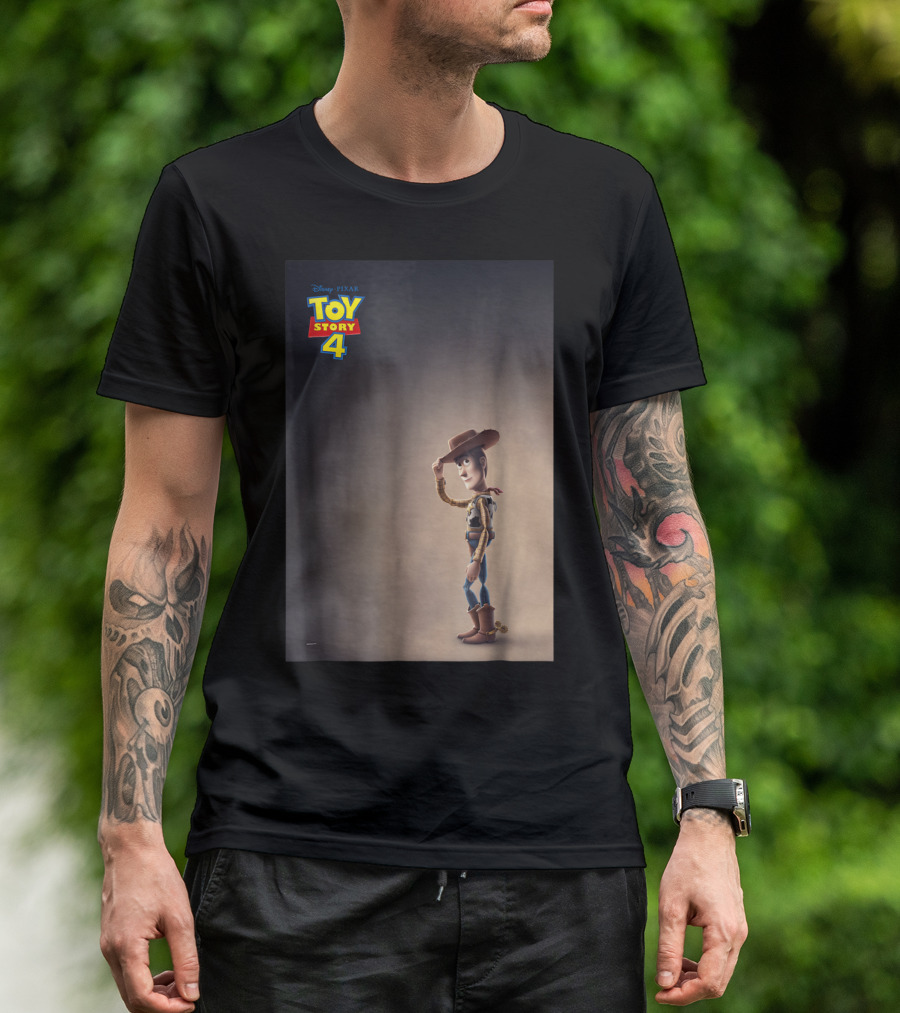 Disney Pixar Toy Story 4 Movie Woody Saluting T-Shirt