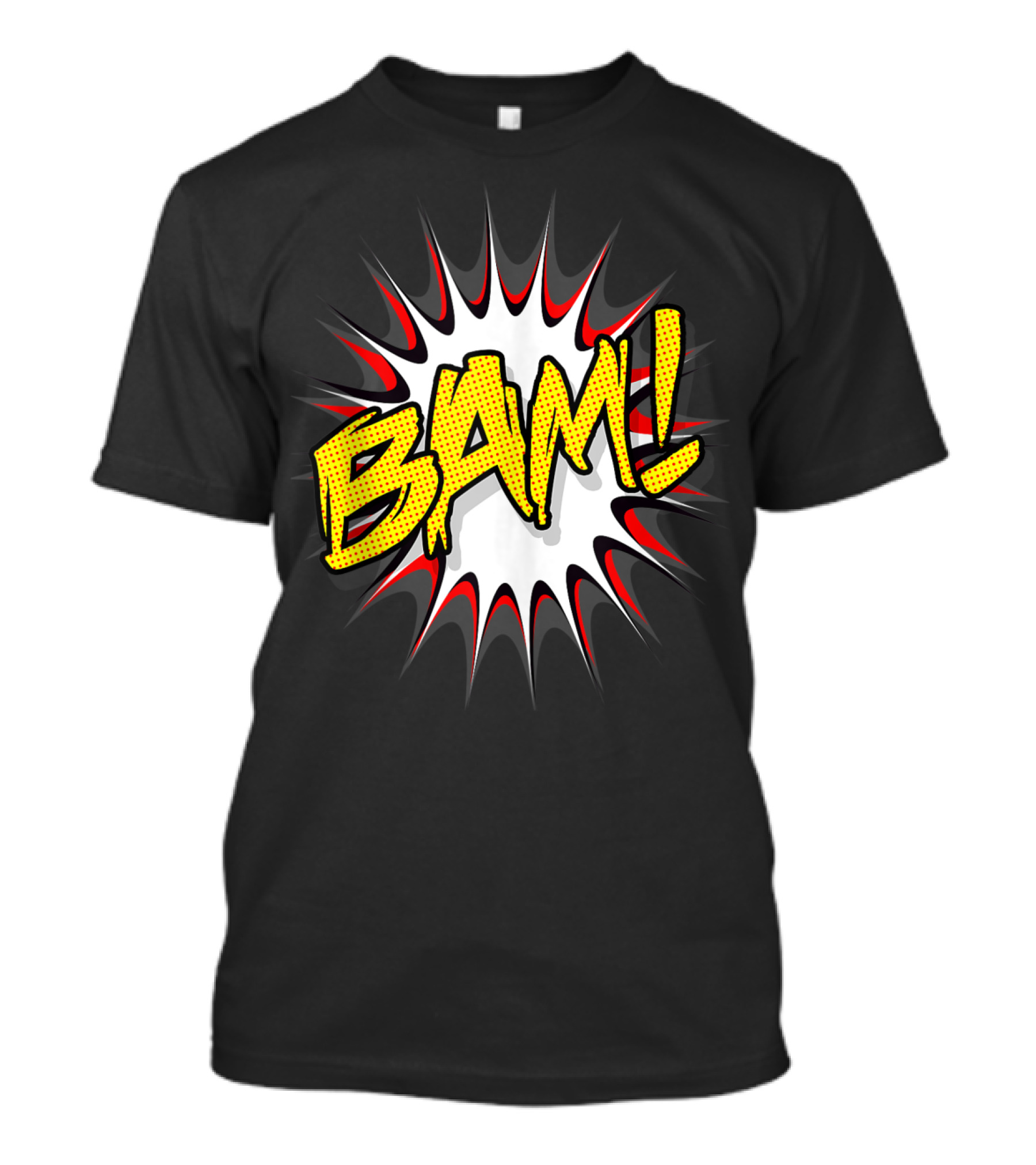 Super Hero Classic Bam Comic Book Action Bubble Explosion T-Shirt