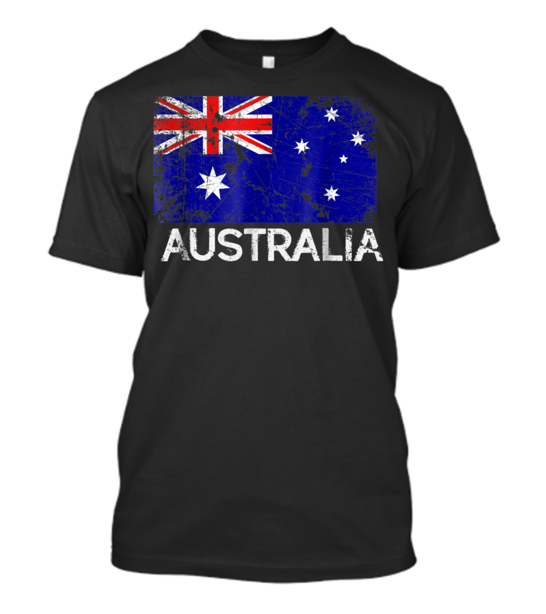 Australia Flag Vintage Look Made In Australia T-Shirt