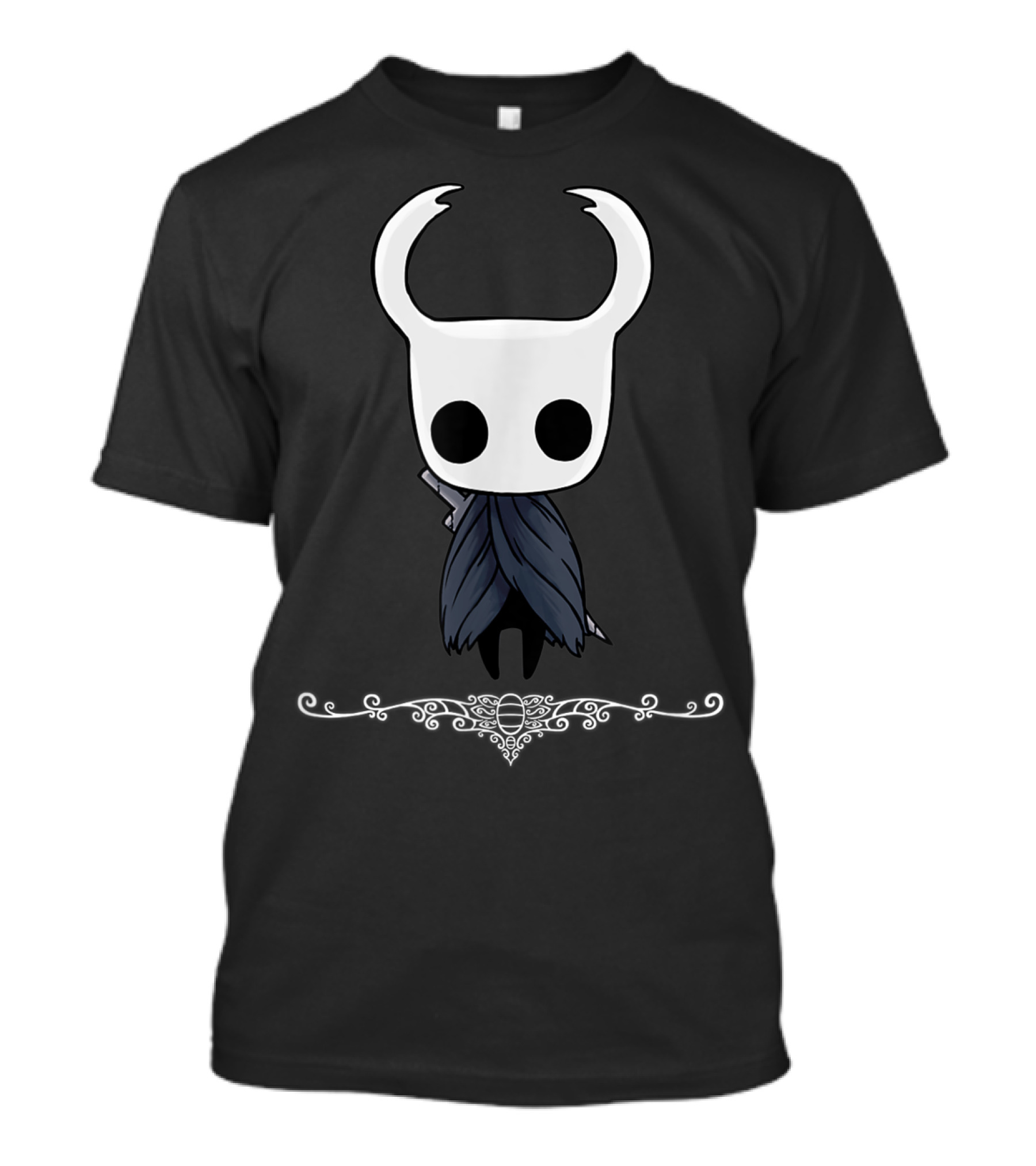 Hollow Knight Awesome Knight Character With Ornate Emblem T-Shirt