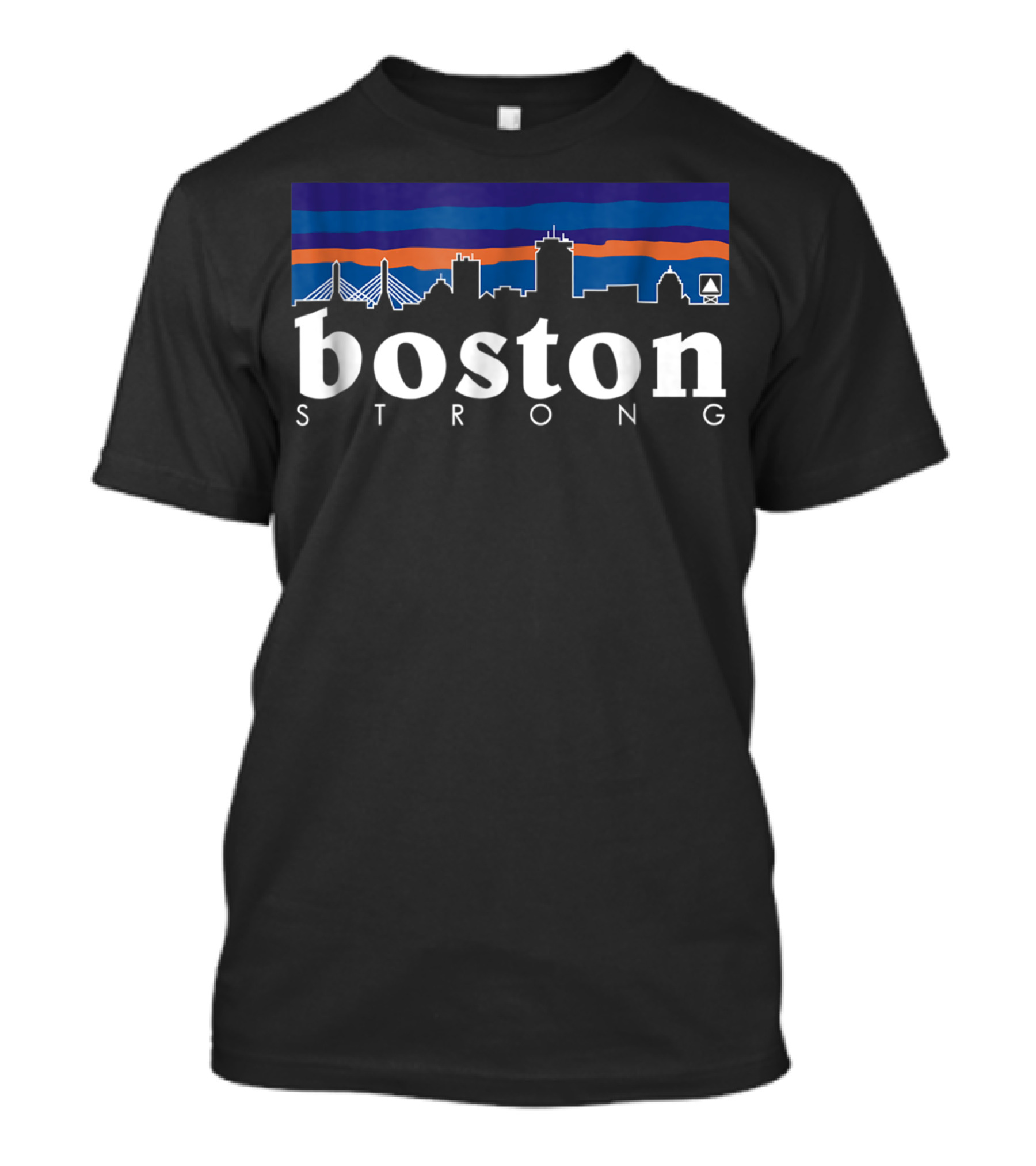Boston Strong Skyline Charles River T-Shirt