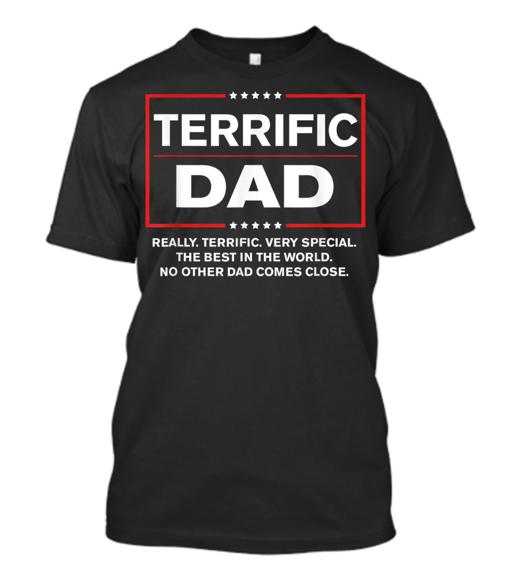 Terrific Dad Really Terrific Very Special The Best In The World No Other Dad Comes Close T-Shirt