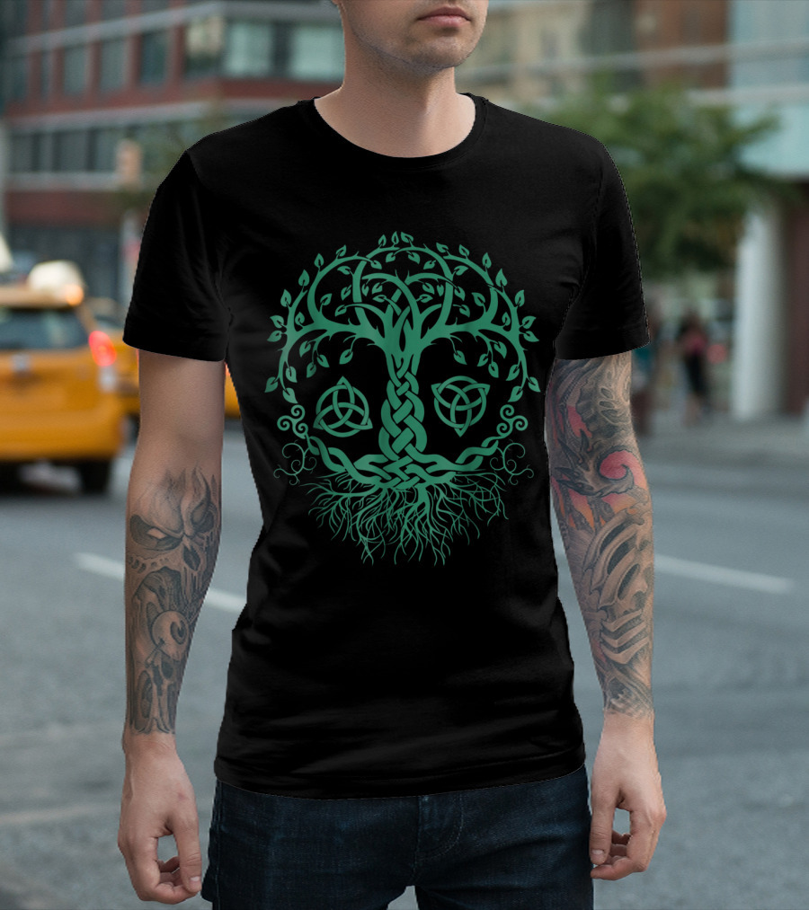 Celtic Knot Tree of Life Viking T-Shirt