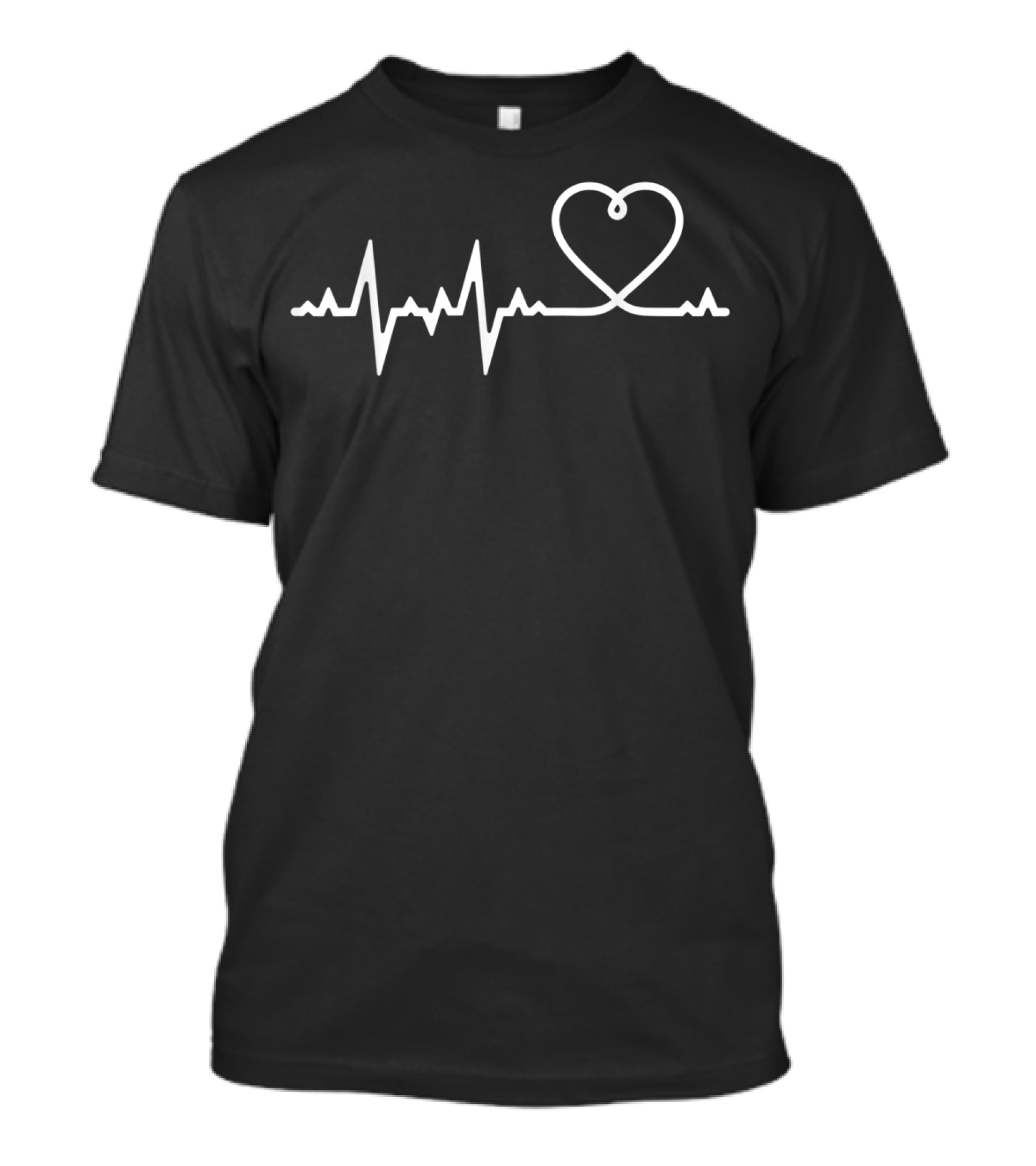 Heartbeat Love My Nurse EKG Lovers T-Shirt