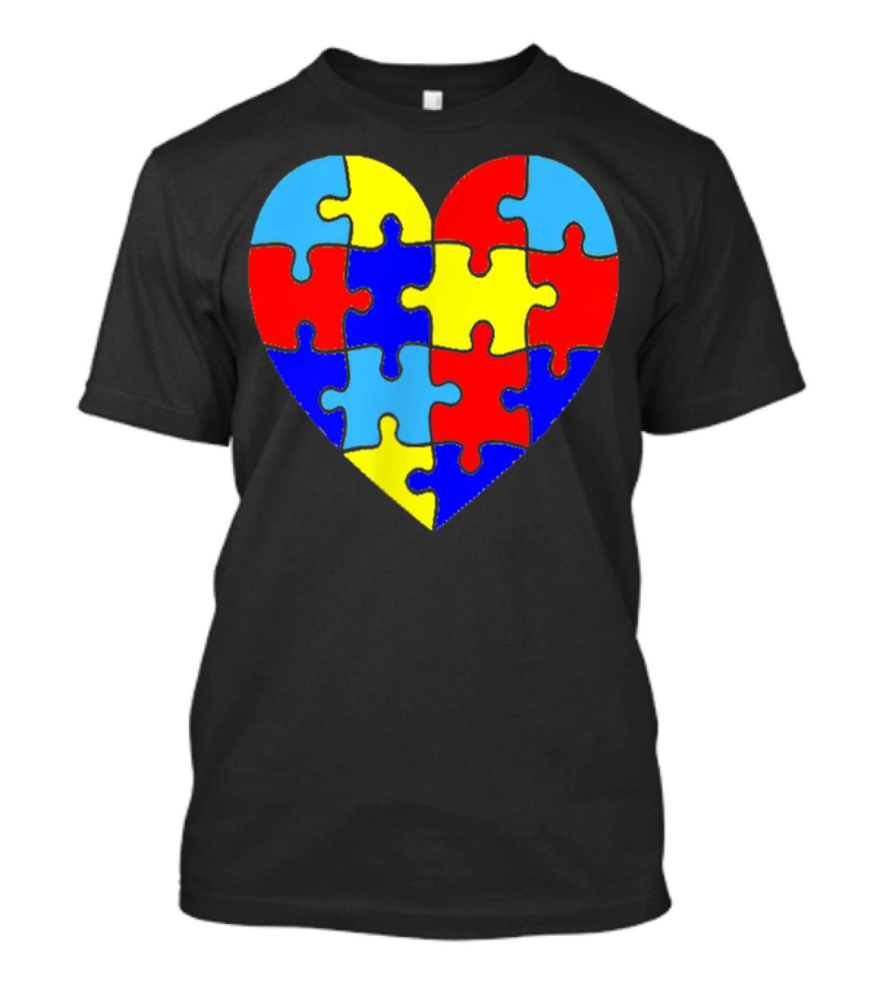 Autism Awareness Heart Puzzle Love Parent Special Ed Teacher T-Shirt