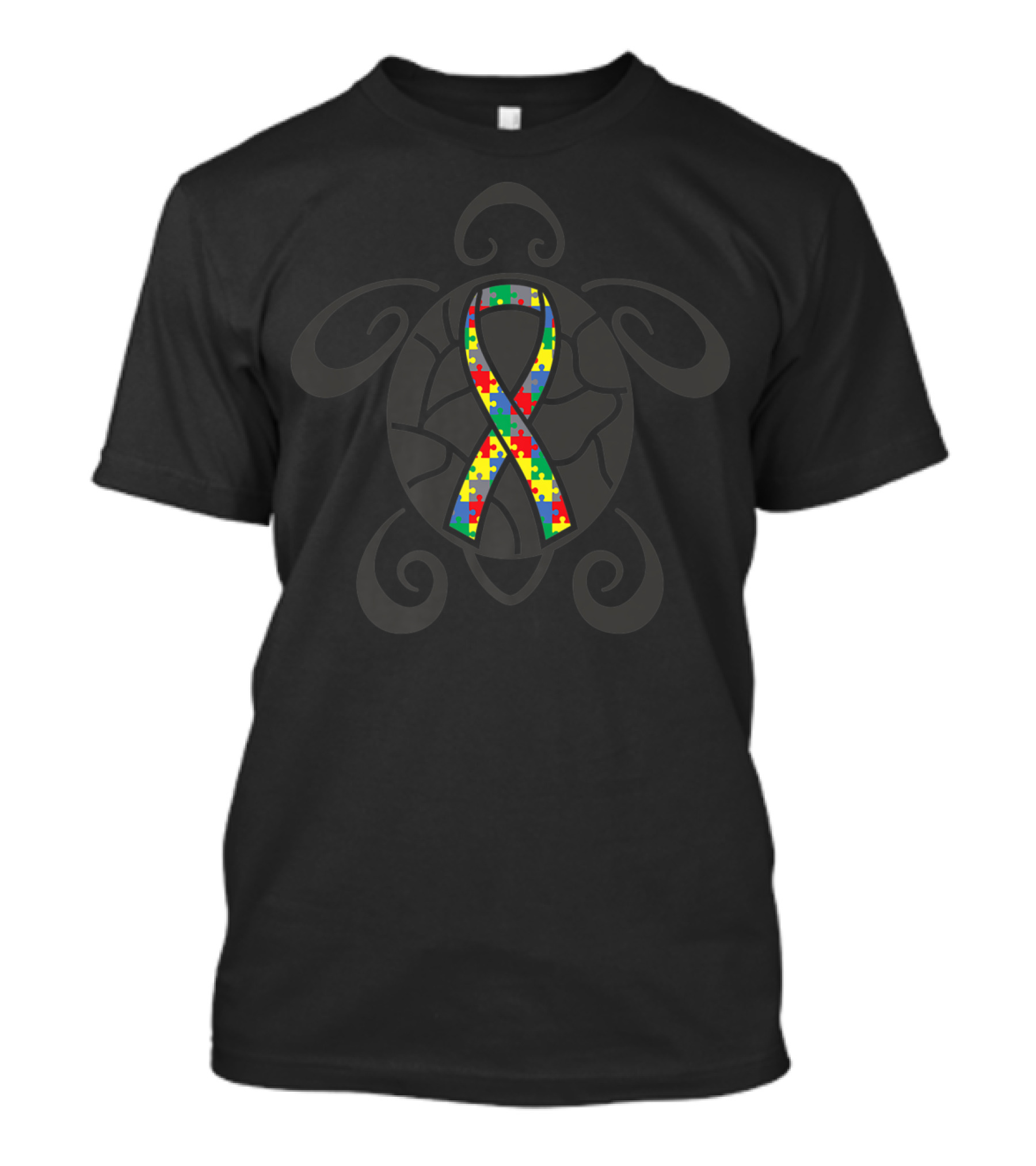 Autism Support Turtle Puzzle T-Shirt
