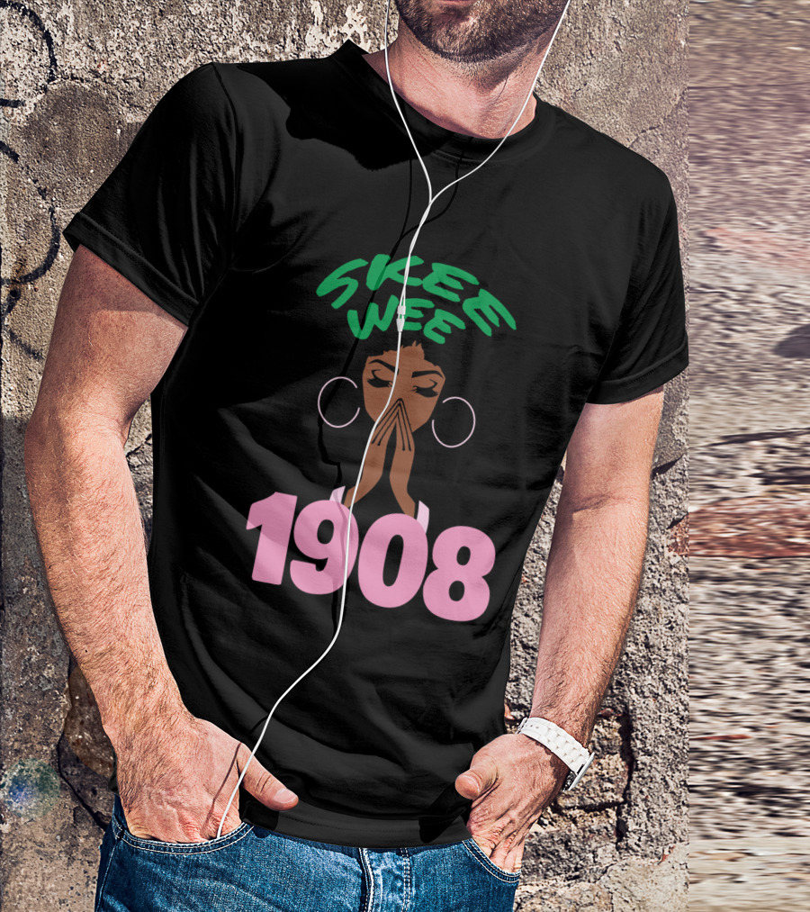 Skee Wee 1908 Alpha Kappa Sorority T-Shirt