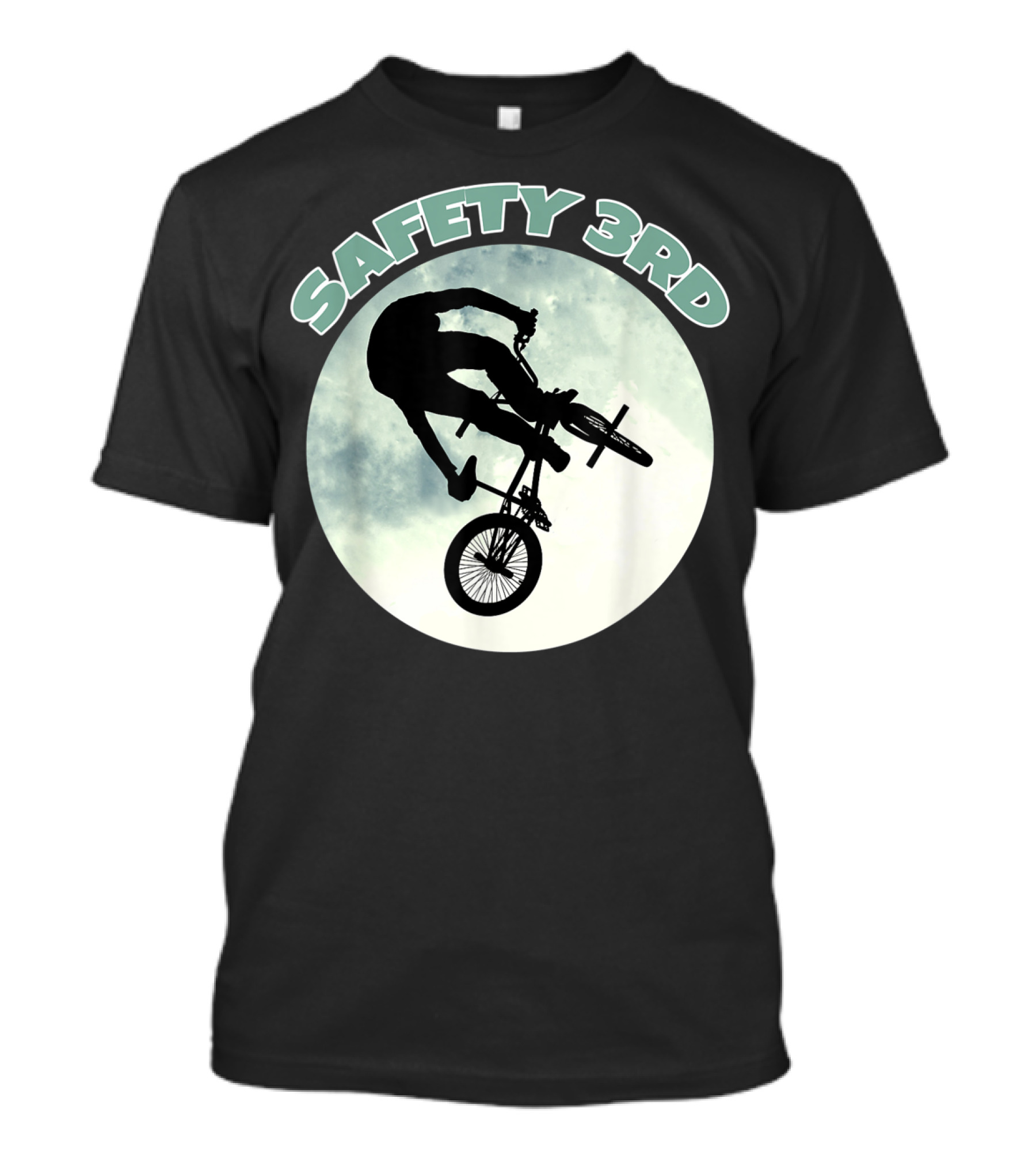 SAFETY 3RD BMX Bicycle Racing Stunt T-Shirt