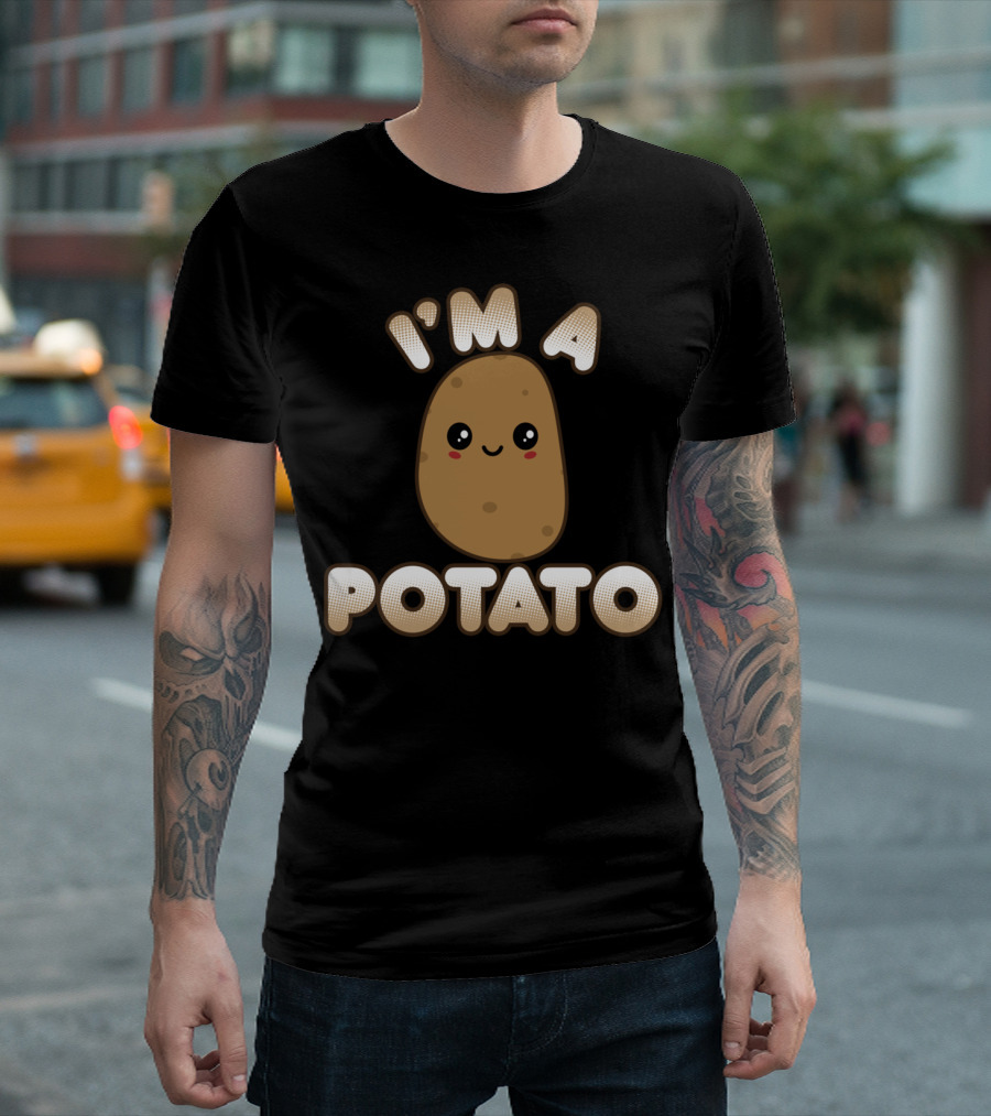I'm a Potato Funny Cute Kawaii Smiling Costume T-Shirt