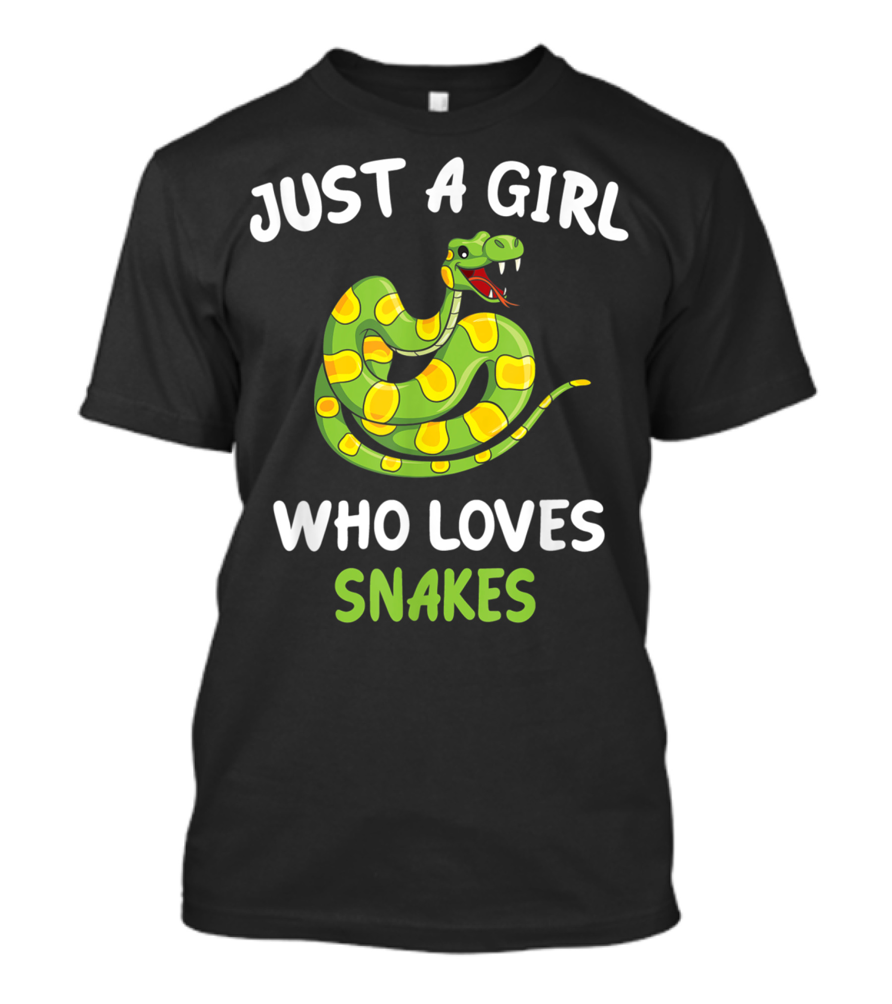 Just A Girl Who Loves Snakes Reptile Pet Owner T-Shirt