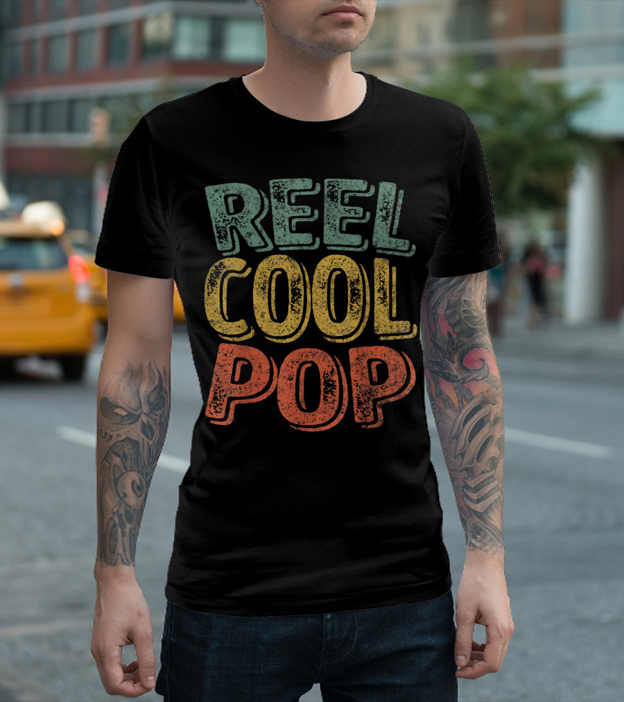 Reel Cool Pop Mens Perfect Xmas Fisherman Christmas T-Shirt