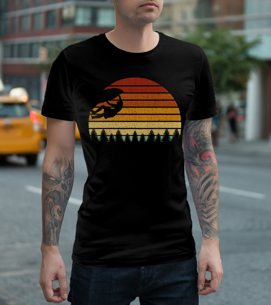 Sunset Climbing Adventure with Forest T-Shirt