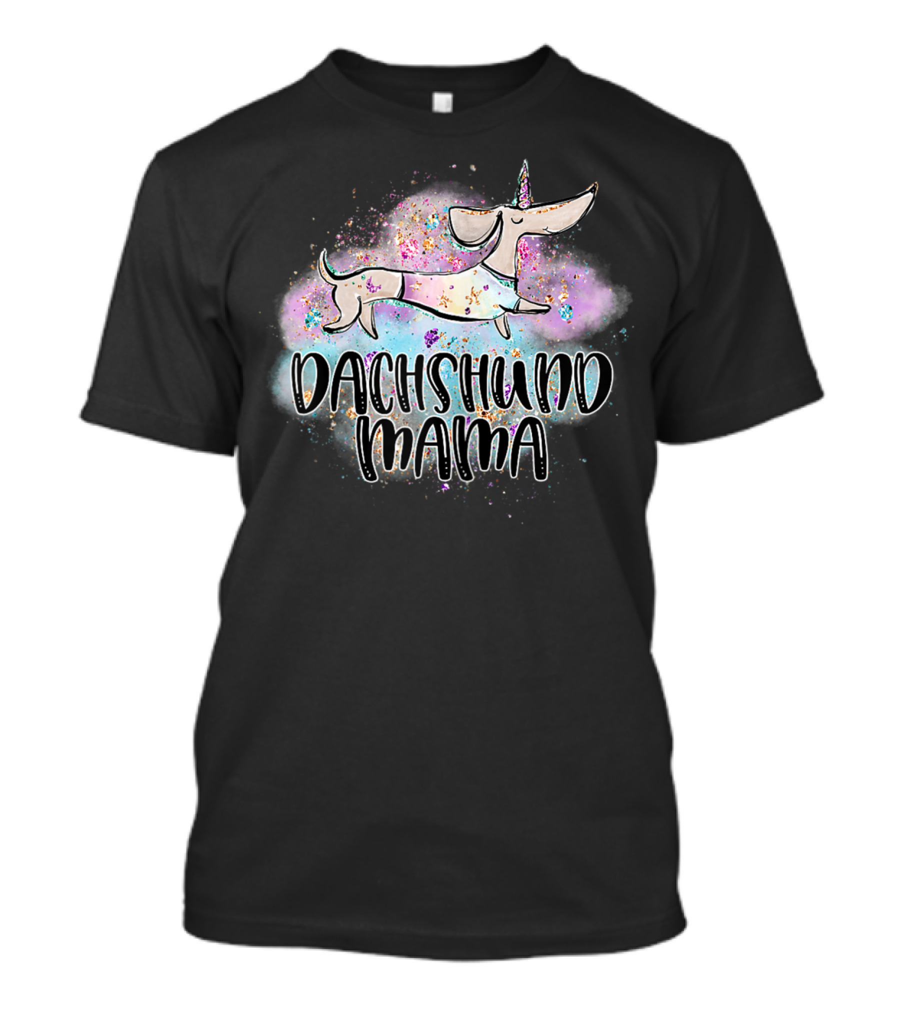 Dachshund Mama Unicorn Dog T-Shirt