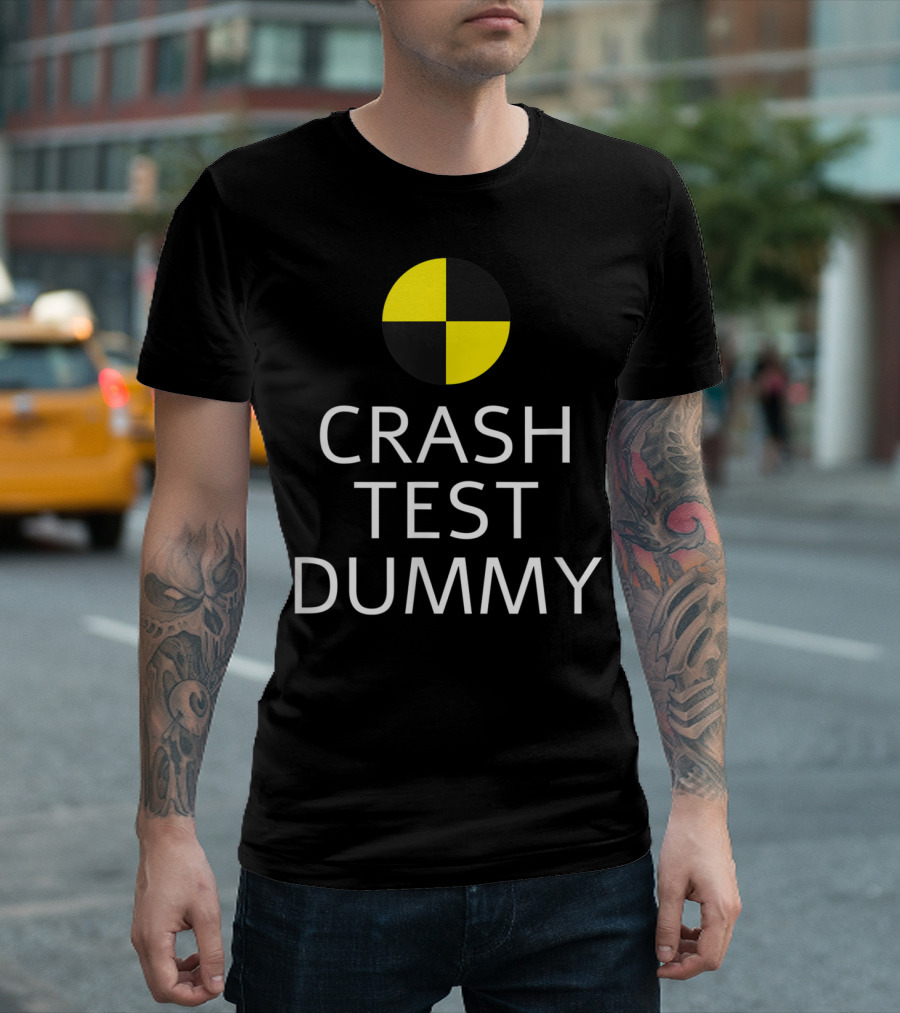 Crash Test Dummy Iconic Symbol Easy Last Minute T-Shirt