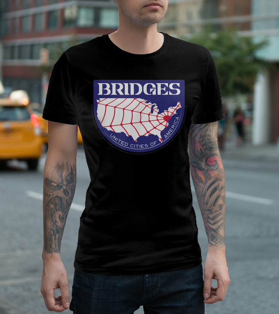 BRIDGES United Cities of America Death Stranding T-Shirt