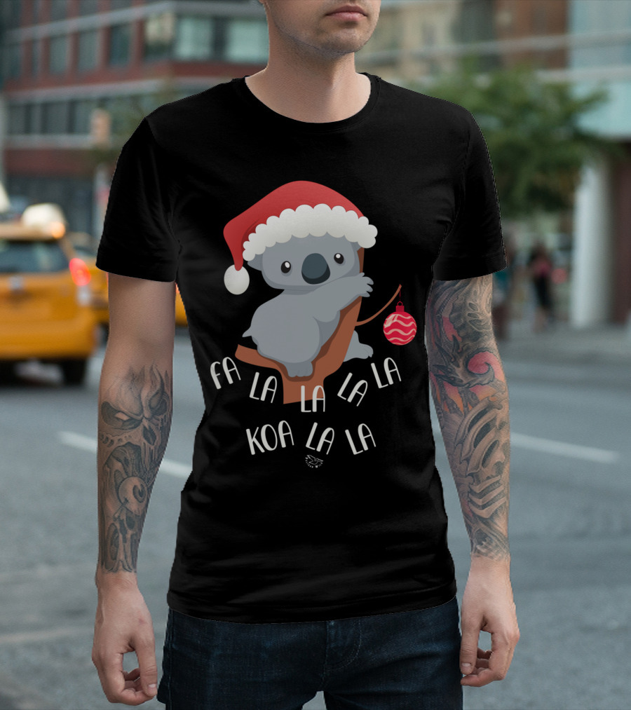 Falala Koalalala Fa La La Koa La La Koala Bear Christmas T-Shirt