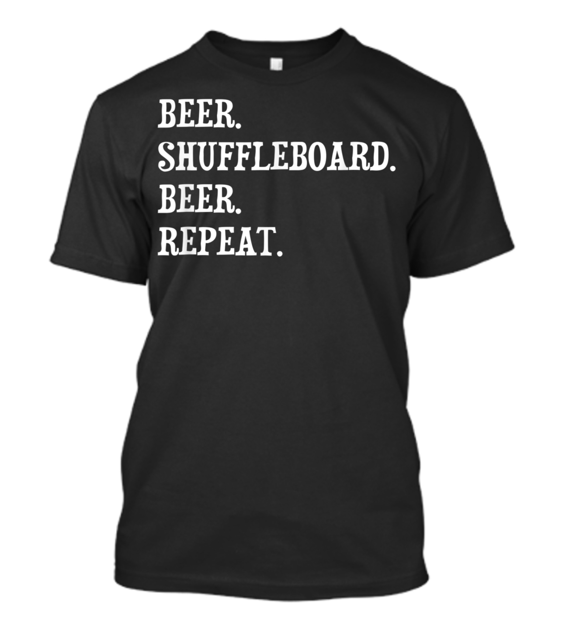 Beer Shuffleboard Beer Repeat T-Shirt