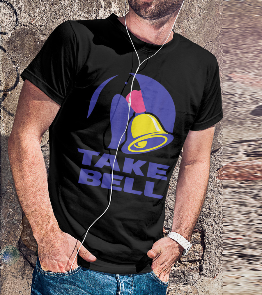Funny Goose Take Bell Parody With Iconic Yellow Bell T-Shirt
