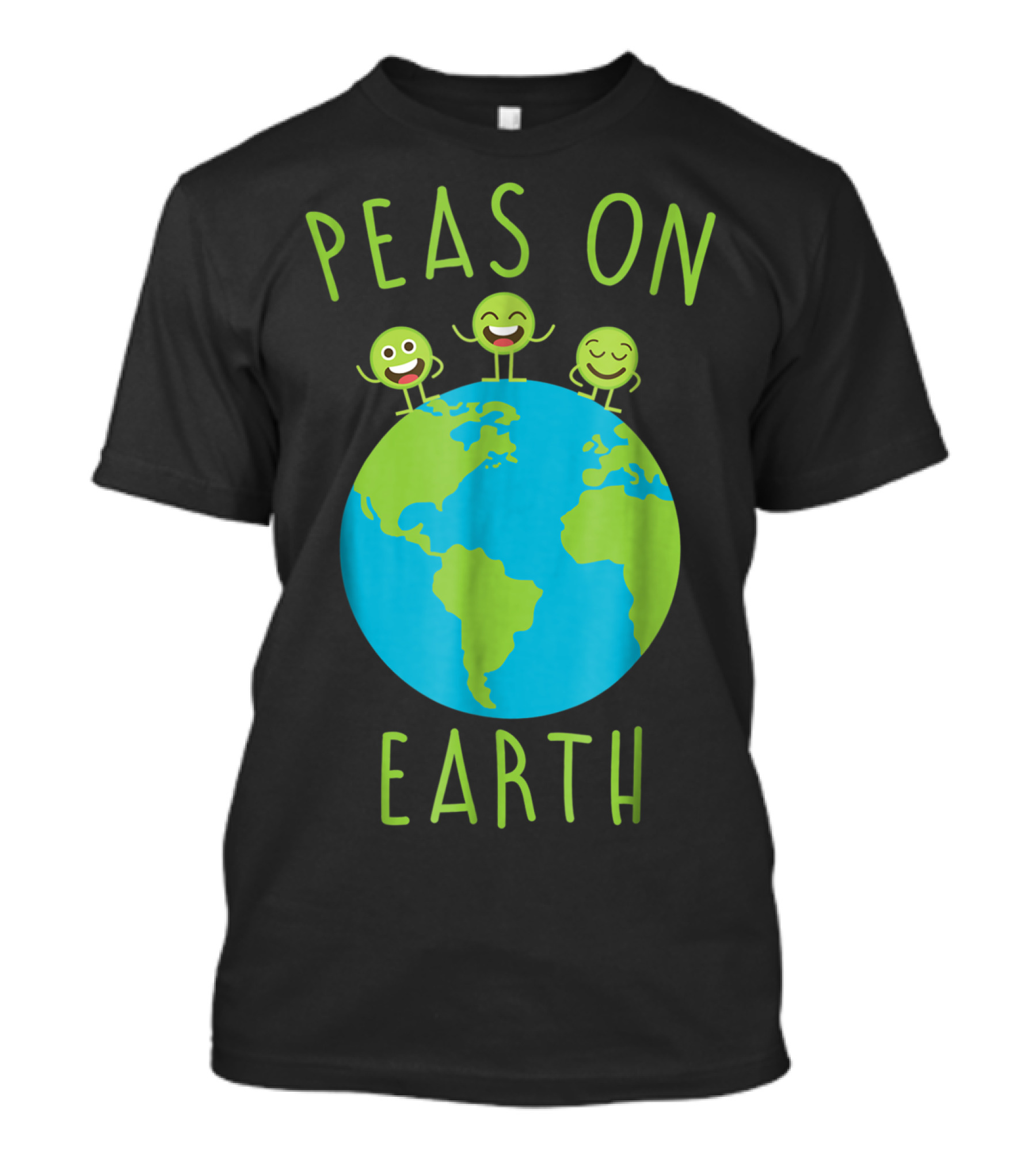 Peas On Earth Funny Peace T-Shirt