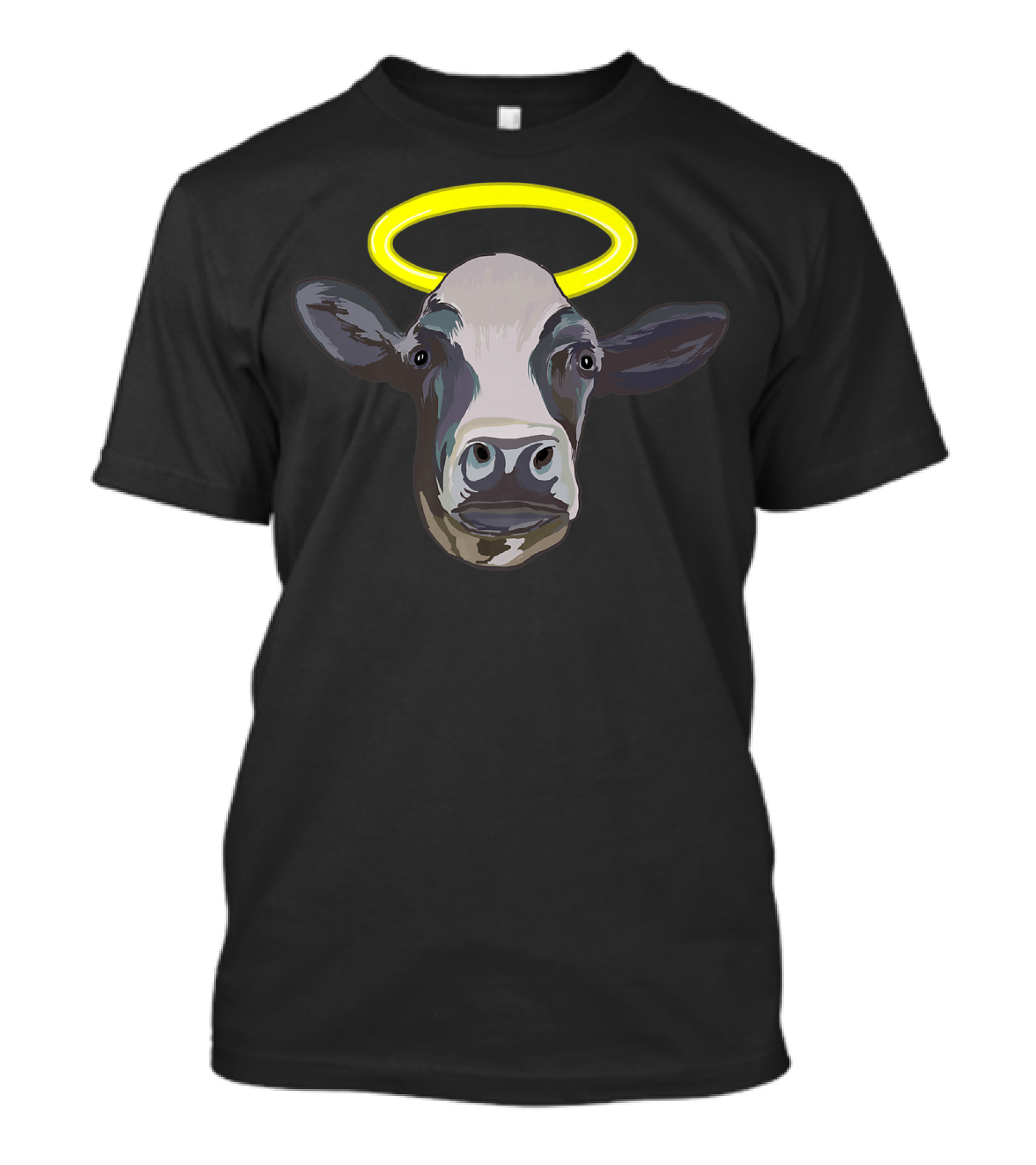 Holy Cow Halo Funny Cow Pun T-Shirt
