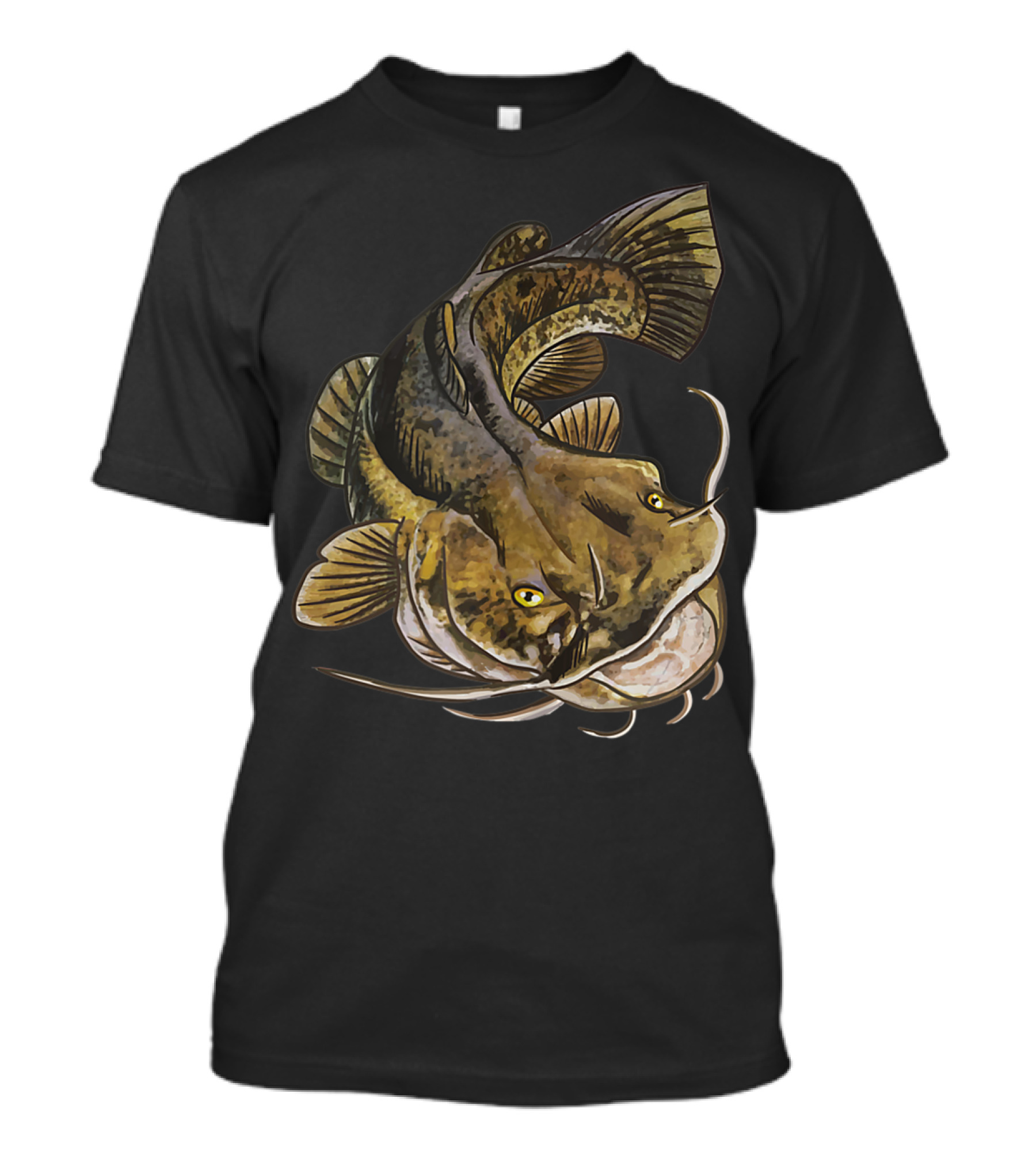 Catfish Fisherman Catfish Art Fish T-Shirt