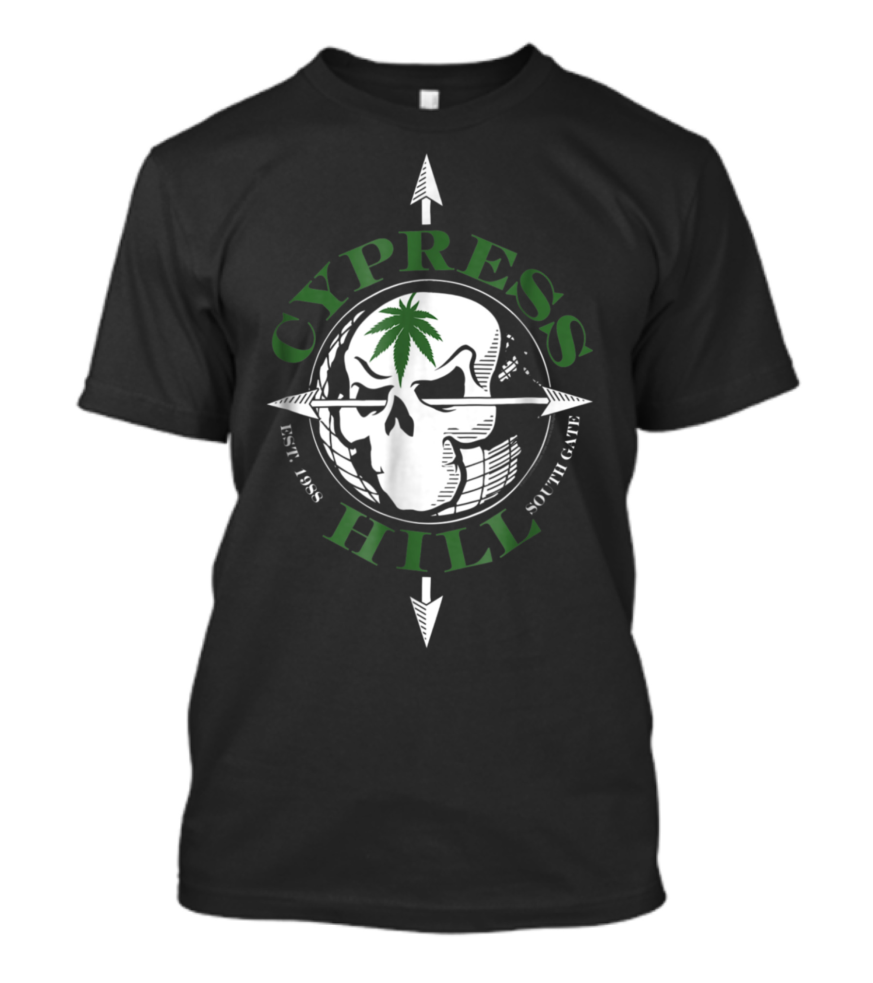 Cypress Hill Kronologik Skull Logo Est. 1988 South Gate T-Shirt
