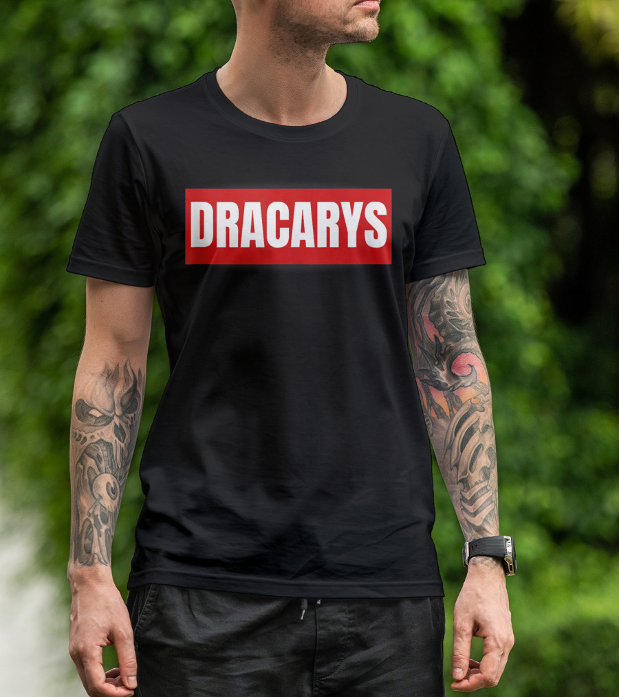 Dracarys Dragons Lover Men White T-Shirt