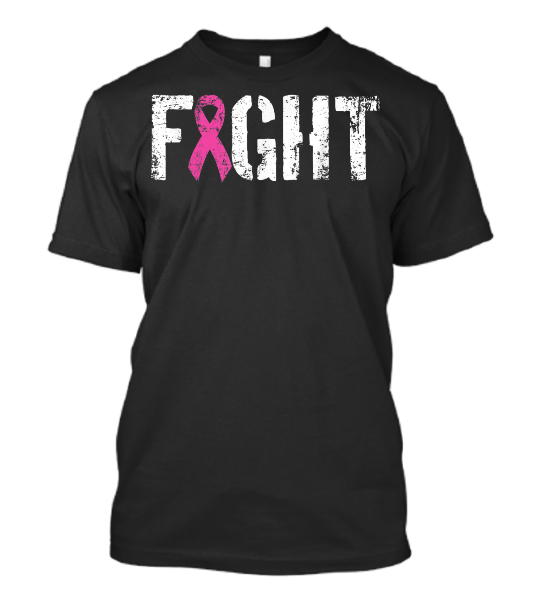 Fight Breast Cancer Military Style Awareness Pink T-Shirt