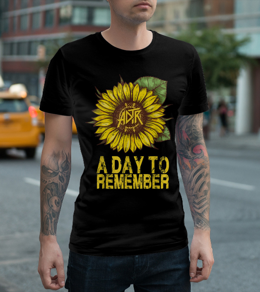 ADTR A Day To Remember Sunflower T-Shirt