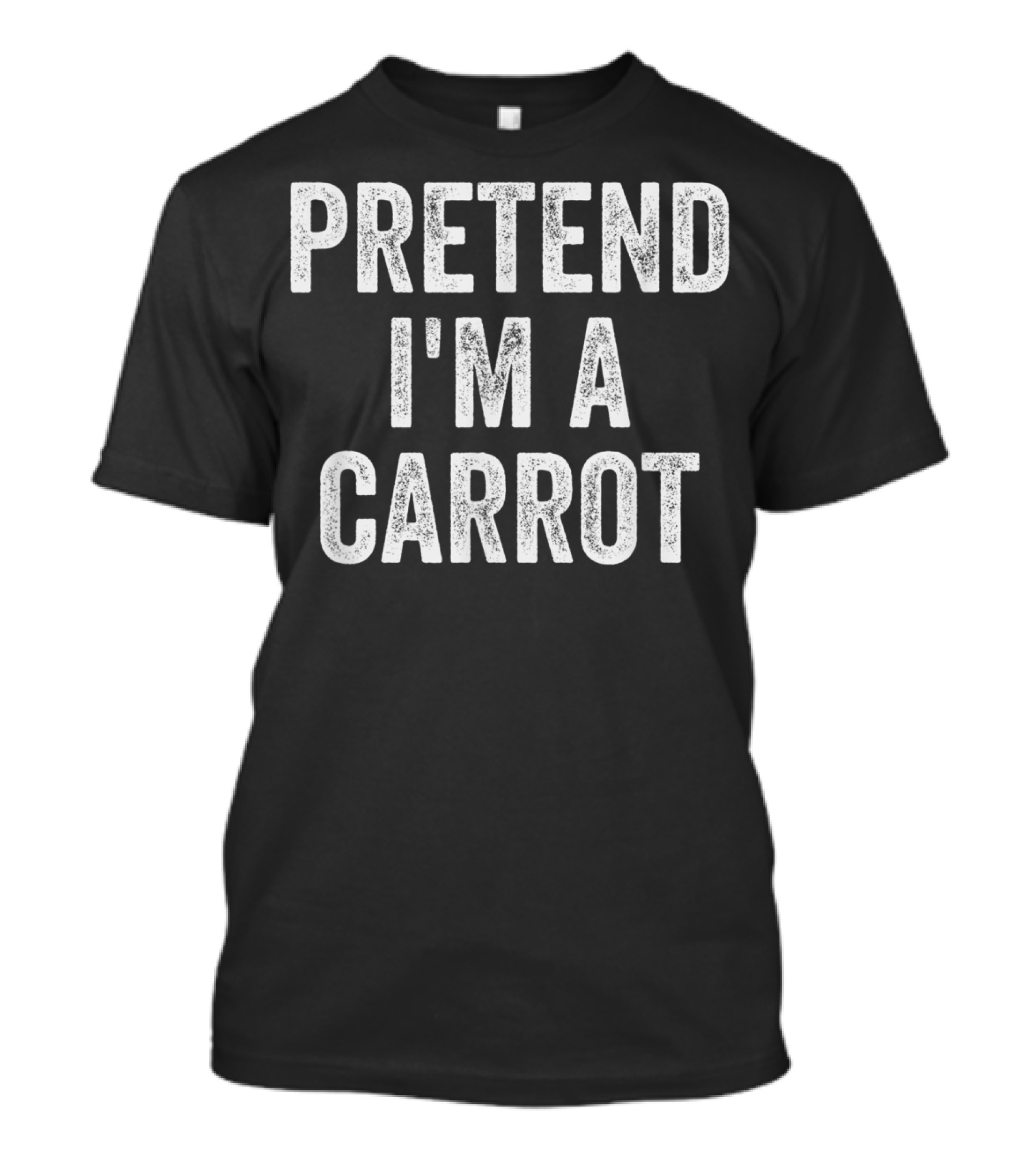 Lazy Halloween Costume Pretend I'm A Carrot T-Shirt